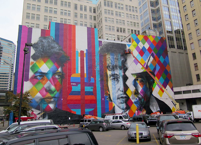 Bob Dylan Mural