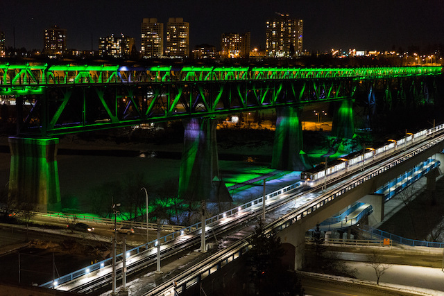 Edmonton High Level Bridge Lights