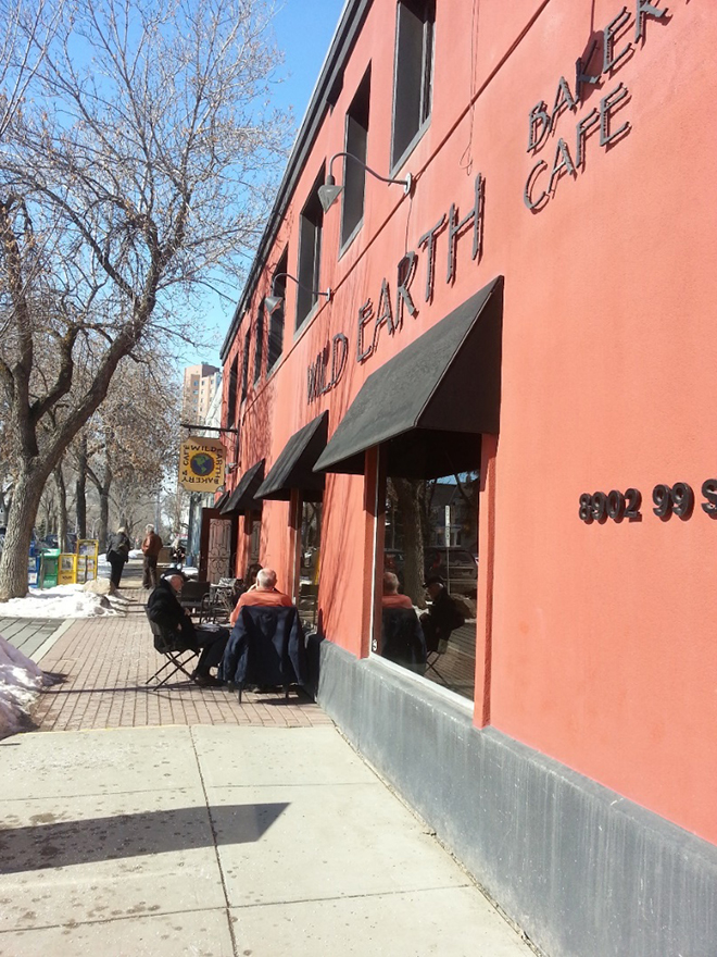 Warm Winter Day at Wild Earth Cafe