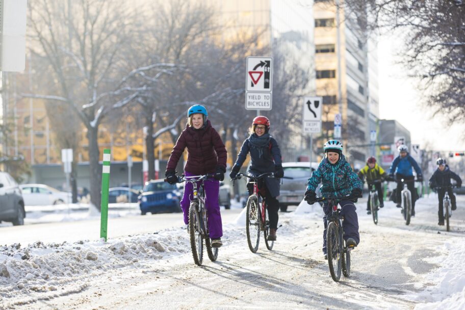 Winter Cycling  Winter City Edmonton